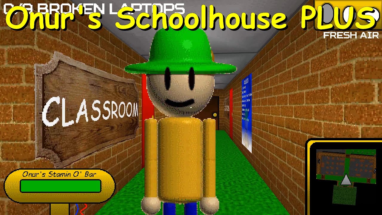 Onur's Schoolhouse PLUS - Baldi's Basics Mod