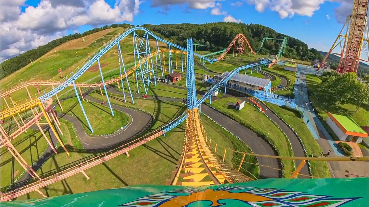 AWESOME Japanese Jet Coaster! GO-ON - HD On-Ride POV | 🇯🇵 Hokkaido Greenland