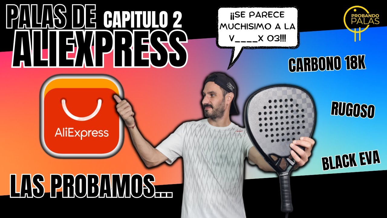 PALAS  de ALIEXPRESS...Prácticamente es una VERTEX 03! #padel