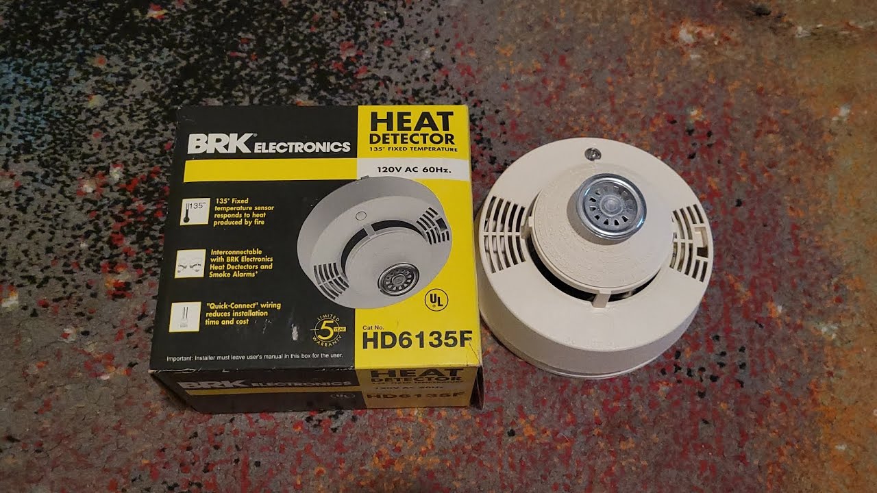 Распаковка и тестирование теплового извещателя BRK HD6135F
