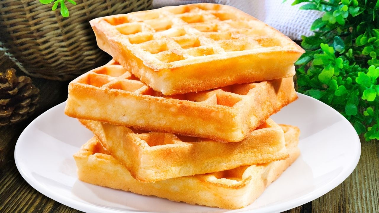 KETO GOFRY BEZ MĄKI 3 SKŁADNIKI