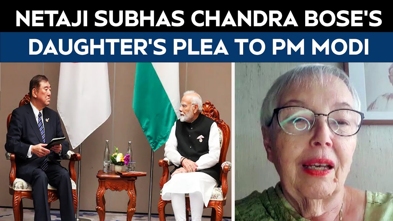 PM Modi In Japan | Netaji Subhas Chandra Bose's Daughter's Plea To PM Modi: 