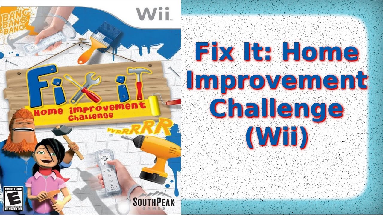 Wii - Fix It: Home Improvement Challenge Full Gameplay