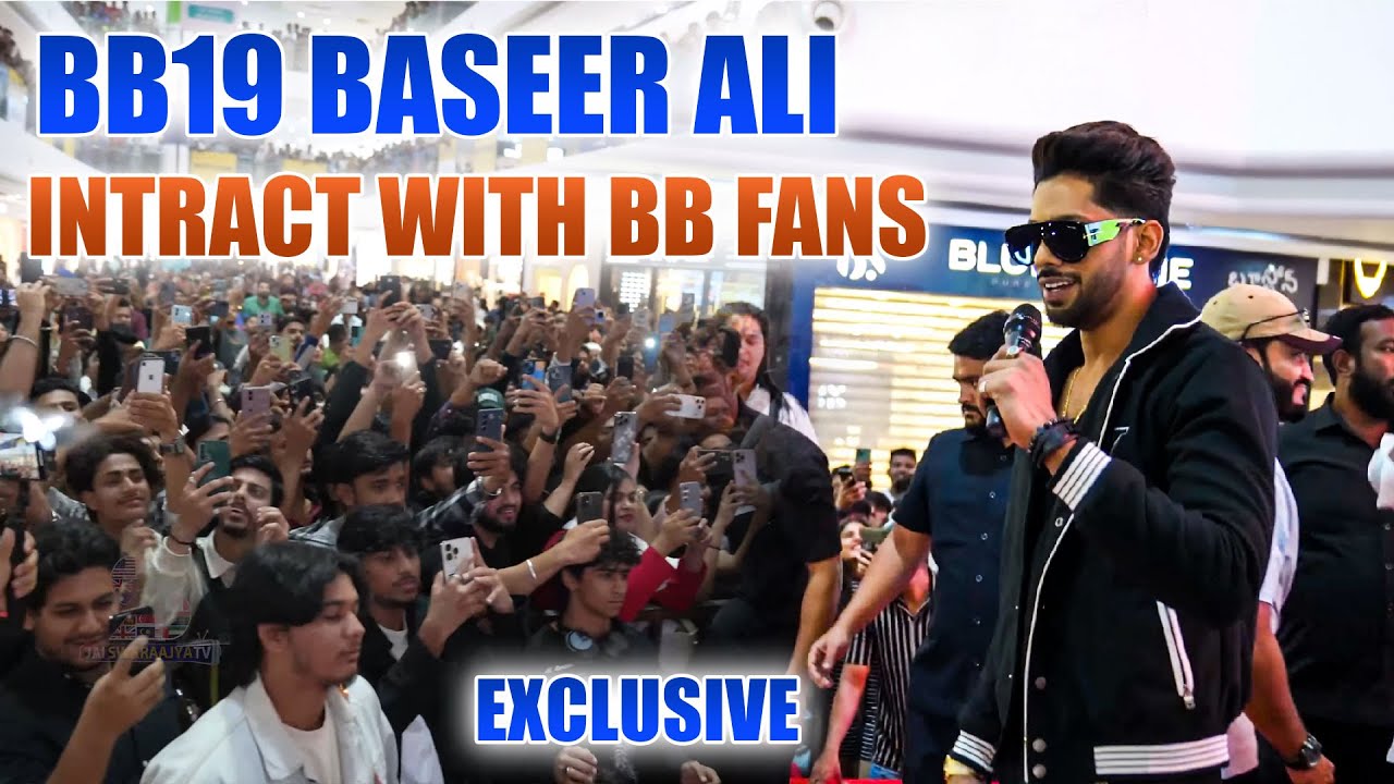 BB19 Star Baseer Ali Meet-Up in Hyderabad | Exclusive Fan Interaction Event | JAI SWARAJYA TV