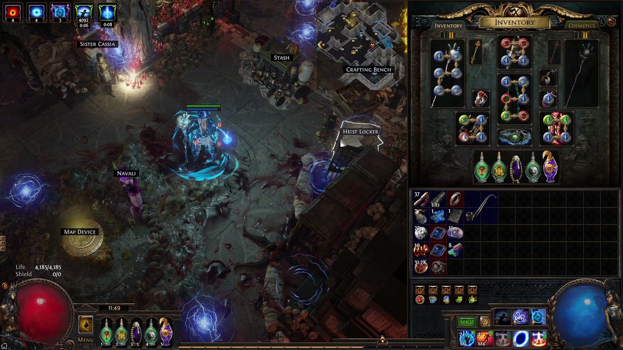 PoE 3.14 - Archmage Ball Lightning - Gear / Tree / Gems explained, more to come !