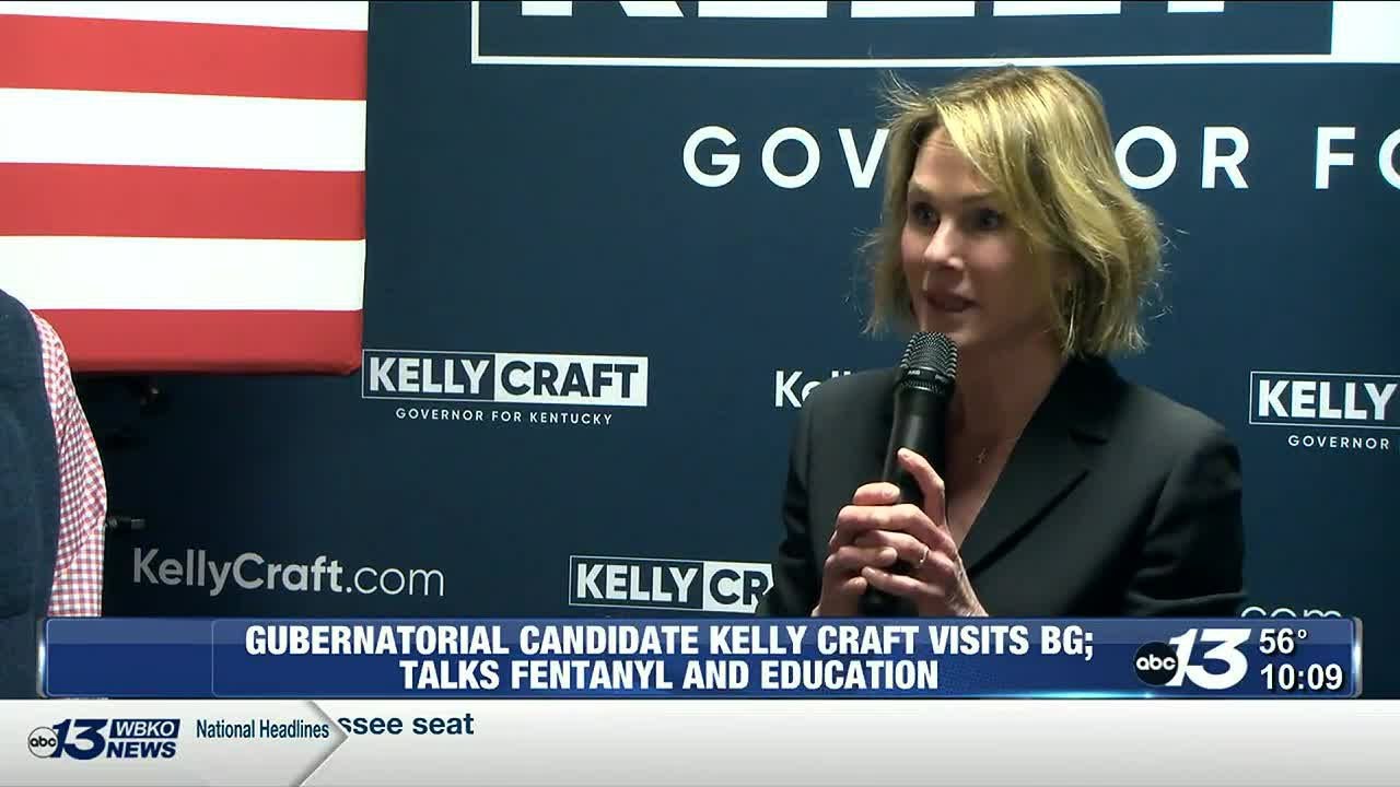 Gubernatorial Candidate Kelly Craft Visits BG; Talks Drugs and Education