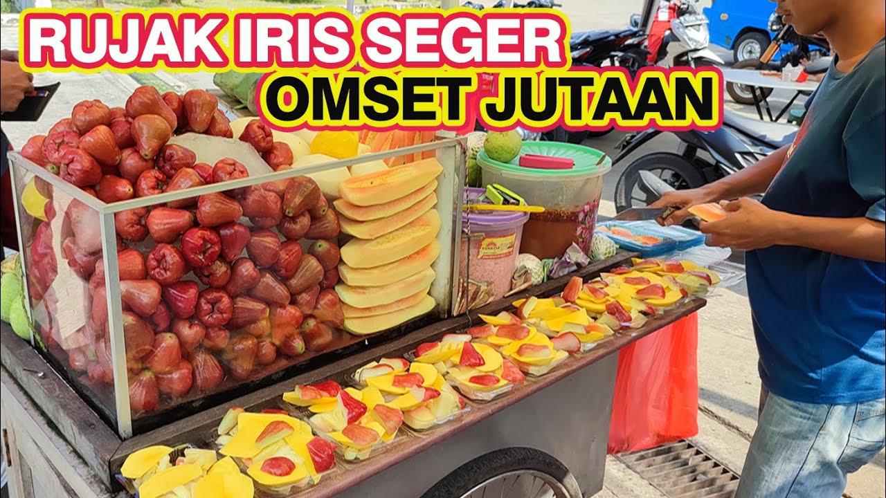 CUMA JUALAN RUJAK IRIS  OMSET JUTAAN CABANGNYA DI MANA MANA