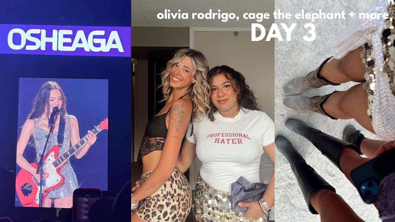 OSHEAGA 2025 Day 3 VLOG 🎡 Olivia Rodrigo's last GUTS tour performance & Cage the Elephant !!