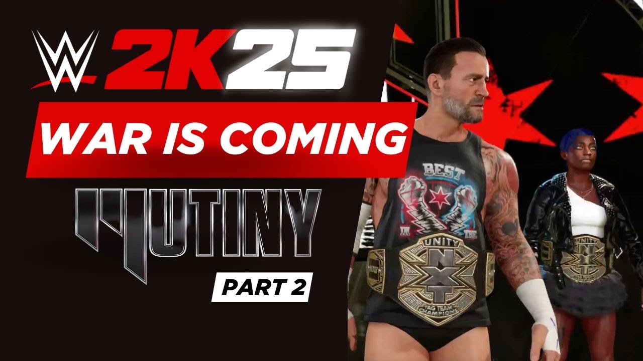 WWE 2K25 MyRise Mutiny Part 2: War Is Coming