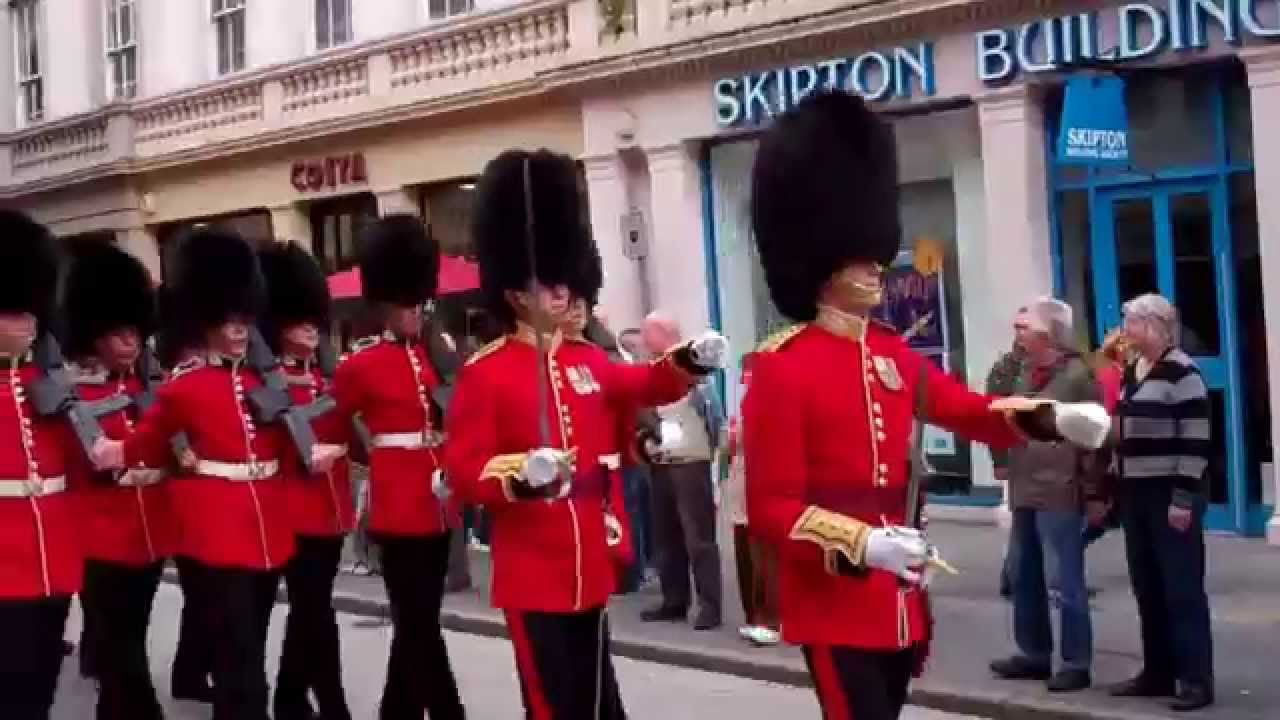 Scots Guards Parade Armed Forces Day Dundee Scotland June 30th