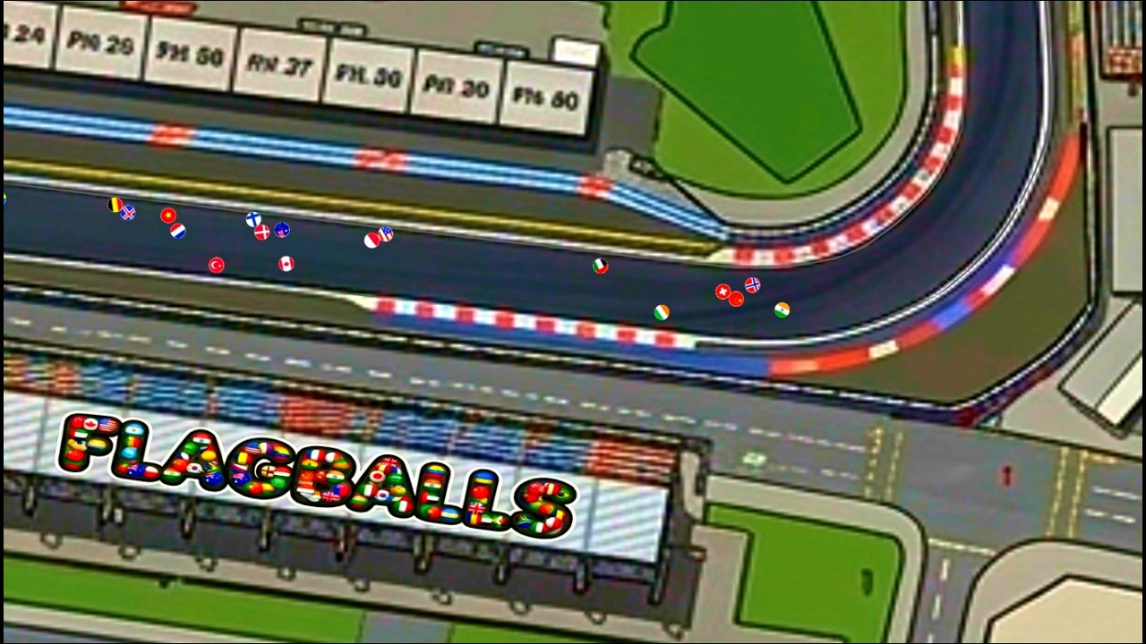 F1 FLAGBALLS RACE: The Ultimate Grand Prix Circuit
