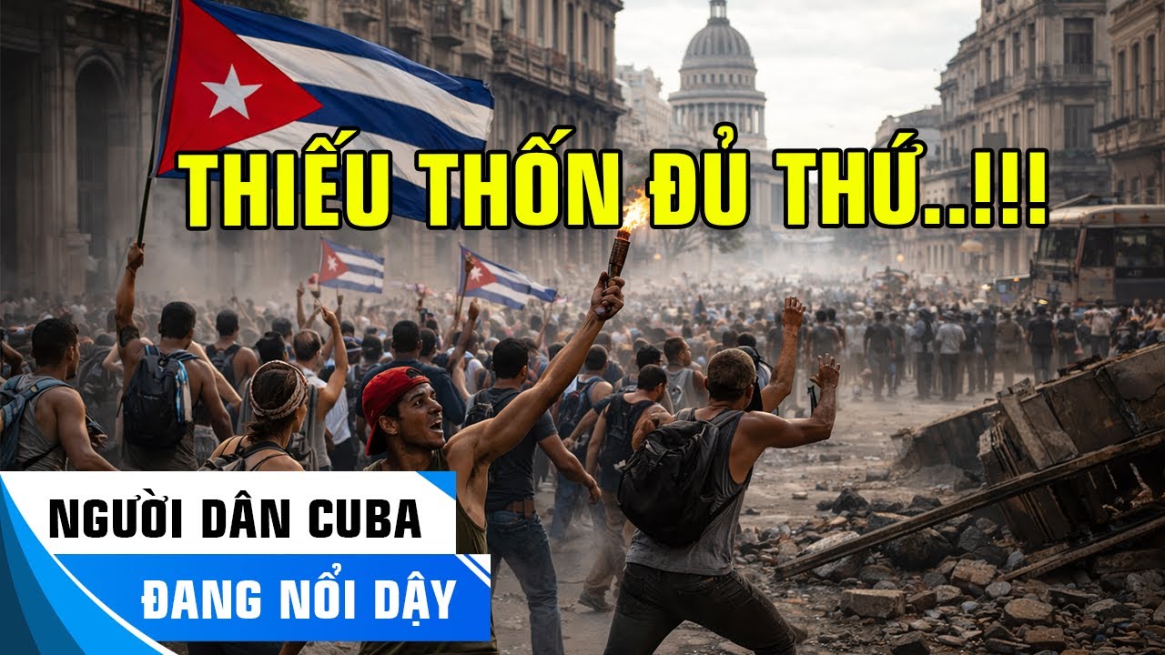 NGƯỜI DÂN CUBA NỔI DẬY: CHÁN NGÁN THIẾU ĐIỆN, NƯỚC, LƯƠNG THỰC – SỨC CHỊU ĐÃ TỚI HẠN