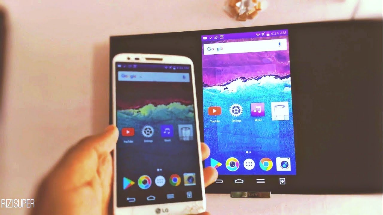 How To Mirror Phone To TV (No Wifi, Cable or Chrome Cast Needed)
