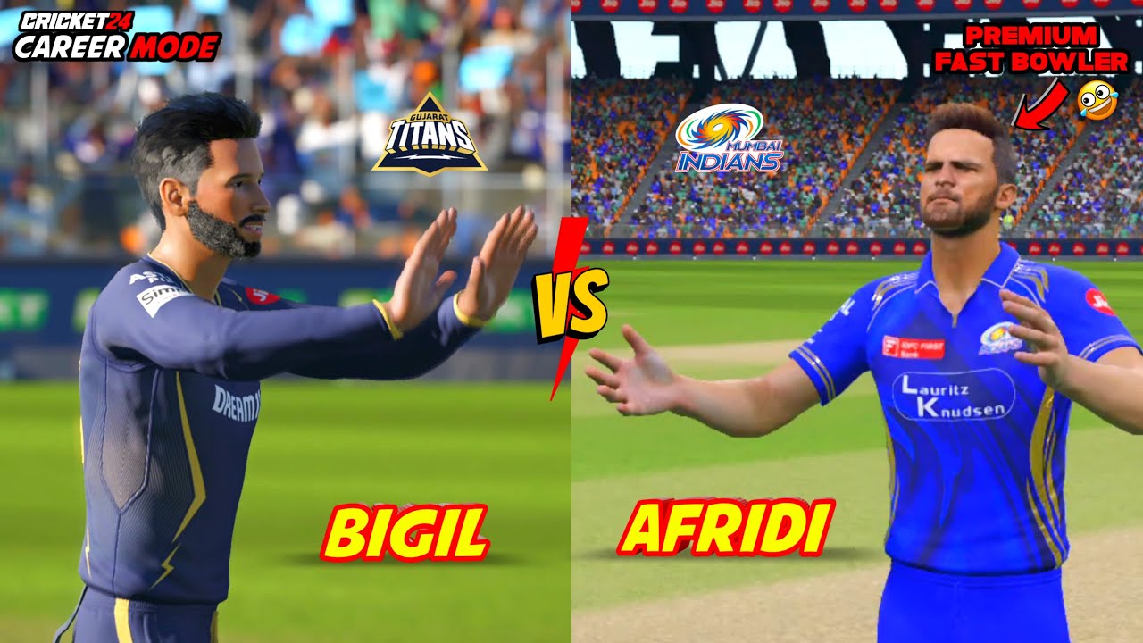 AFRIDI PLAYS FOR MUMBAI INDIANS 😱
