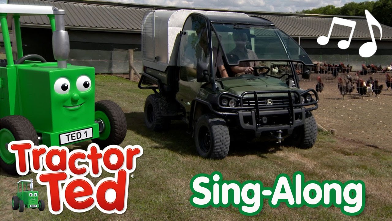 The Chicken Song! Cluck Cluck 🐓 | Tractor Ted Sing-Along 🎶 | Tractor Ted Official Channel