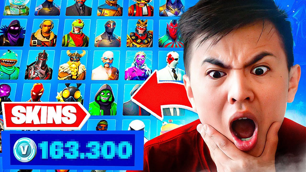 VISER ALLE MINE FORTNITE SKINS *MANGE PENGE VÆRD*
