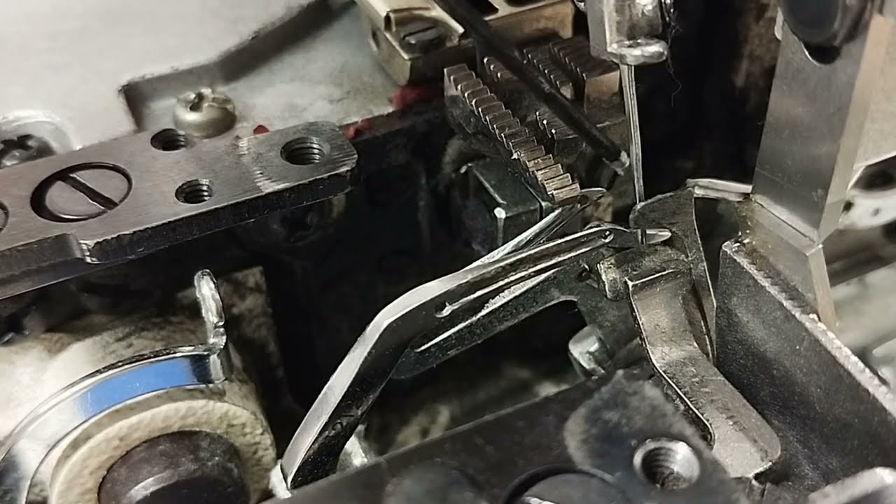 Beş ip overlok ta  üç ip lüper ayarı nasıl yapılır üç ip overlok lüper,iğneboyu ayarı nasıl yapılır