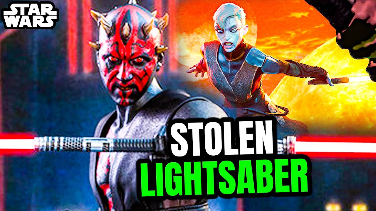 WHY Is MAUL USING Asajj Ventress’ Lightsaber? (CANON)