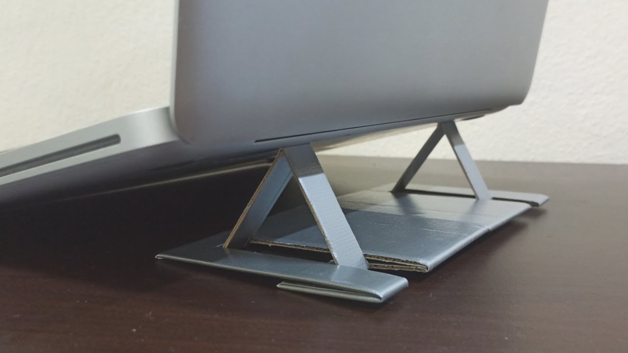 DIY Light and Compact Foldable Laptop Stand - Howto Tutorial