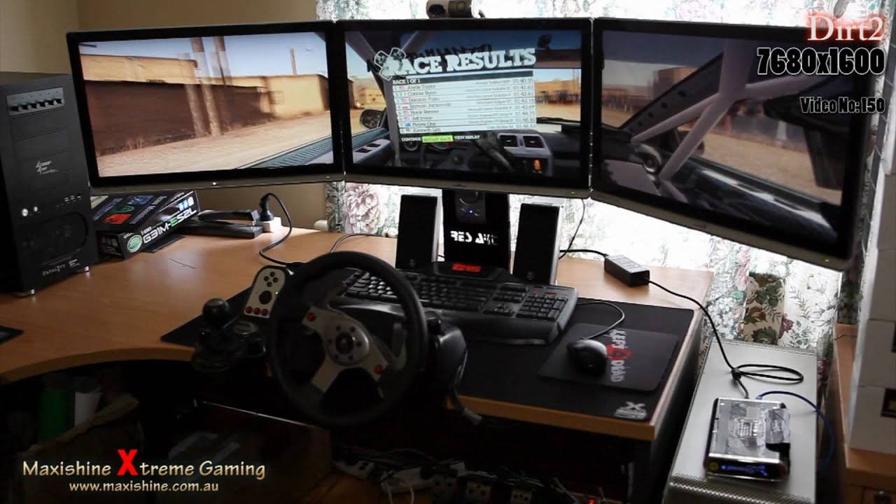 Eyefinity Dirt 2 7680x1600 Maxishine Video