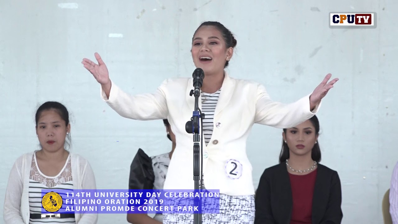 FILIPINO ORATION 2019