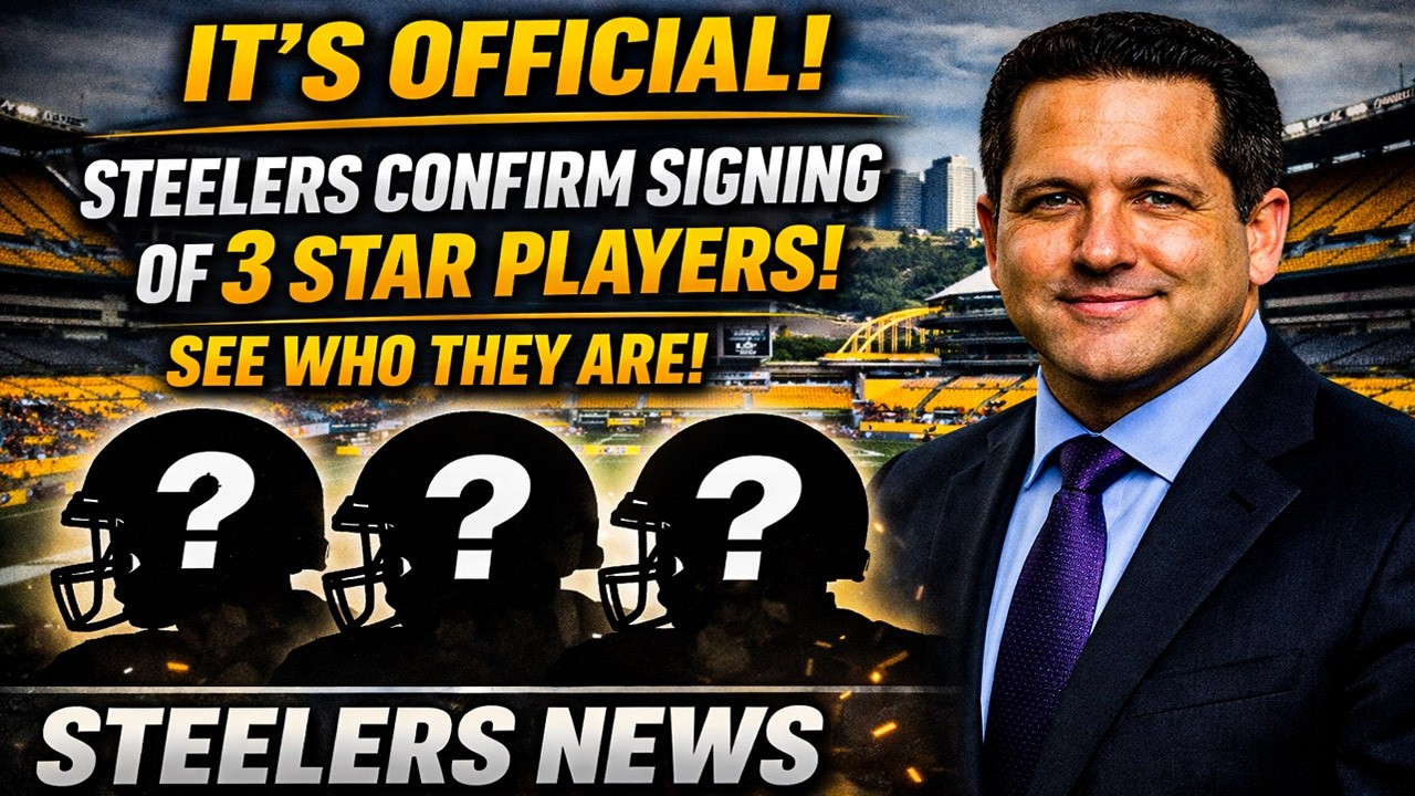🚨 IT’S OFFICIAL! Pittsburgh Steelers Confirm Signing of 3 Star Players – See Who They Are!
