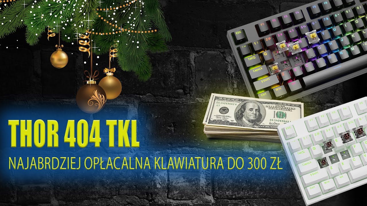 Genesis Thor 404 TKL na brązowych i żółtych przełącznikach - sprawdzam czy są opłacalne.