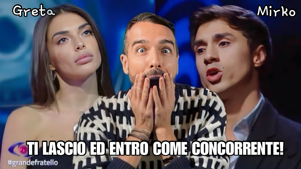 GRETA LASCIA MIRKO IN DIRETTA TV ED ENTRA COME CONCORRENTE AL GF! | Spillin' the tea 🥤