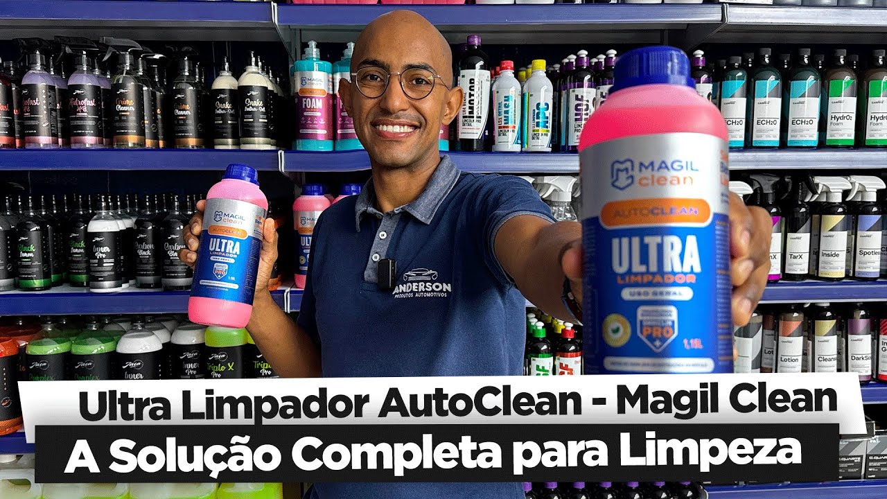 Ultra Limpador AutoClean da Magil Clen   A  Solução Completa para Limpeza Automotiva e Residencial!