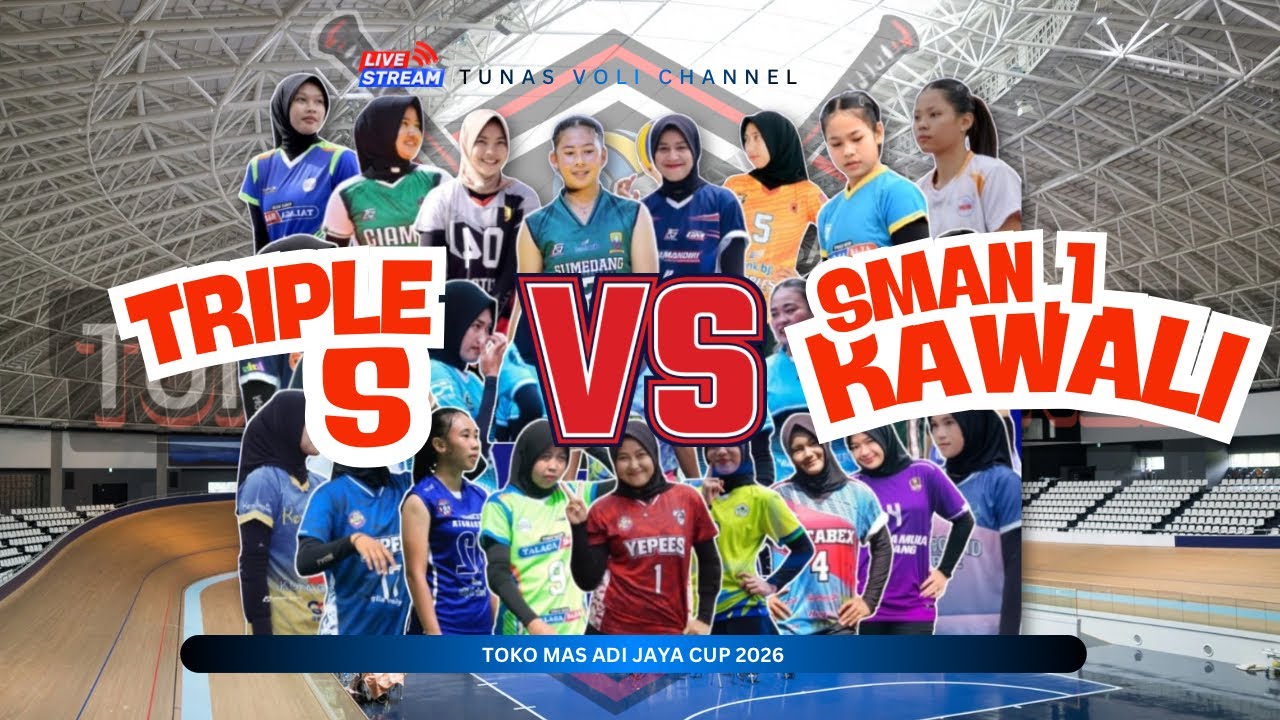 (LIVE) TRIPEL S VS SMA1 KAWALI // TOKO MAS ADI JAYA CUP