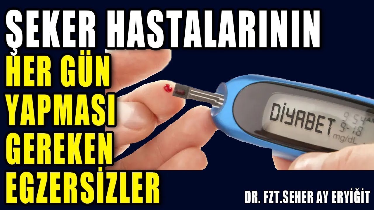 ŞEKER HASTALARININ HER GÜN YAPMASI GEREKEN EGZERSİZLER #aktifizyo #saglikliyasam #diyabet