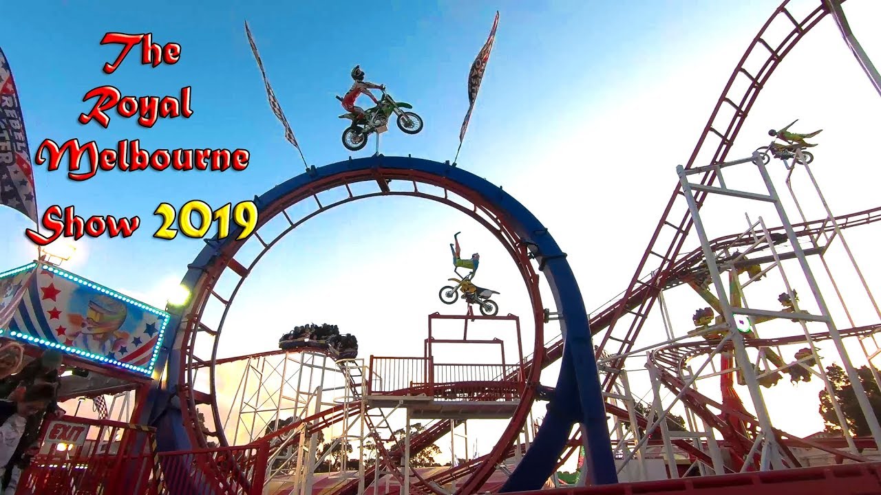 Royal Melbourne show (2019) Rides | Fireworks| Motorcycle stunts
