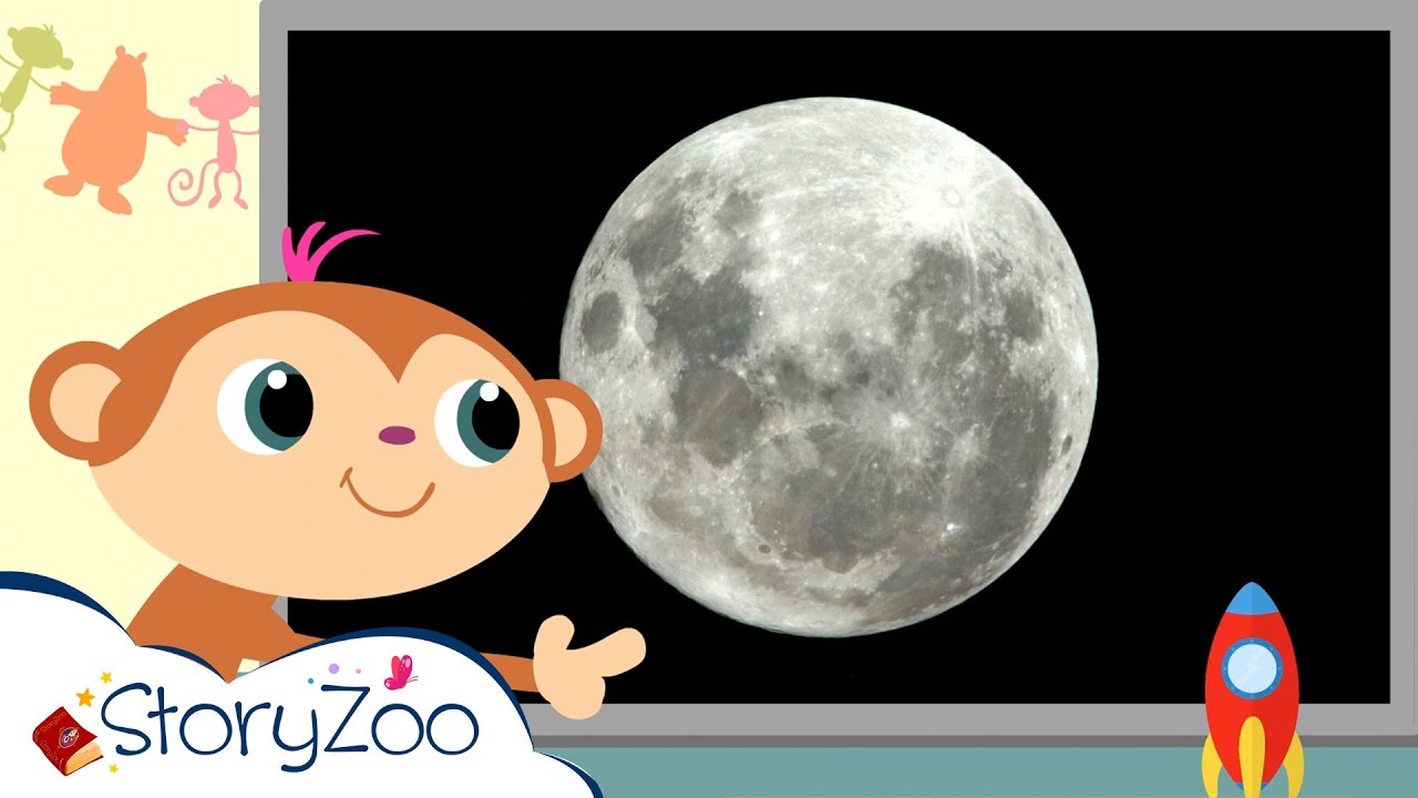 StoryZoo | StoryZoo In De Ruimte | Maan | Educatieve video's voor kinderen | #storyzoo