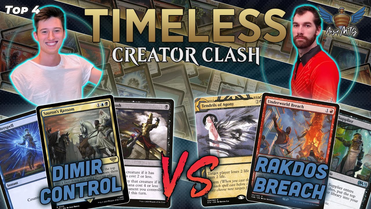 MTG Timeless | Dimir Control vs Rakdos Breach | Timeless Creator Clash | Top 4