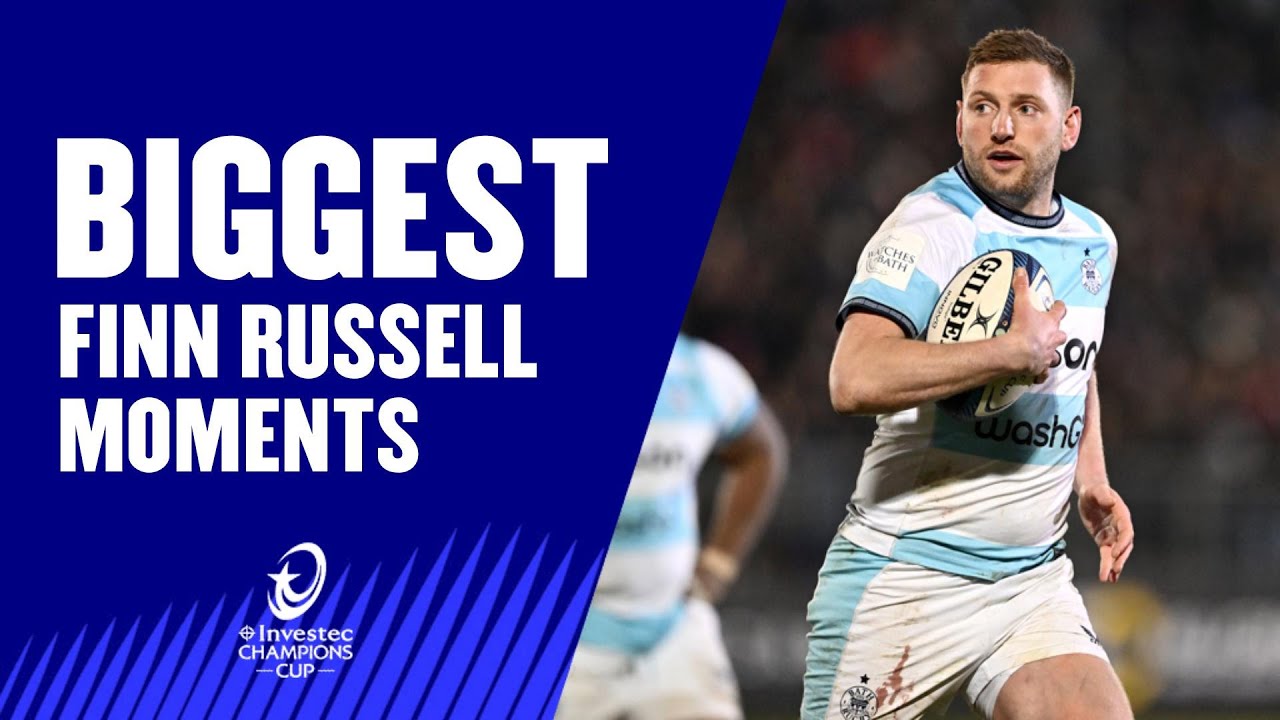 Finn Russell's BIGGEST Moments for Bath Rugby and Racing 92 in Investec Champions Cup