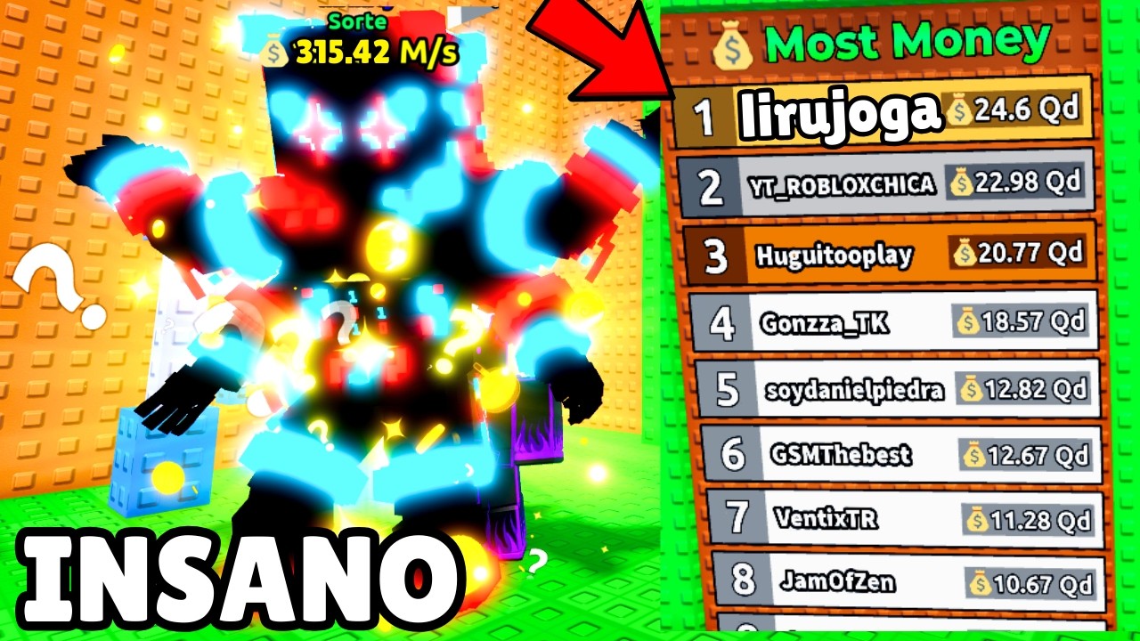 CONSEGUI O BRAINROT TOP 1 MUNDIAL NO FUJA DO TSUNAMI PARA BRAINROTS E ISSO ACONTECEU ...