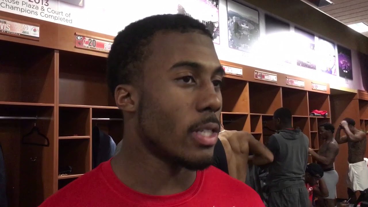 1/1: AARON DAVIS Post Game at Rose Bowl