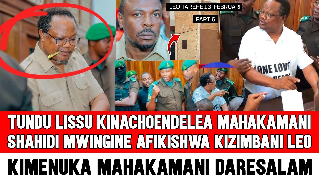 🔴Tundu Lissu: Kinachoendelea Mahakamani Leo (PART 6) Shahidi Mwingine Afikishwa Kizimbani sasa hivi