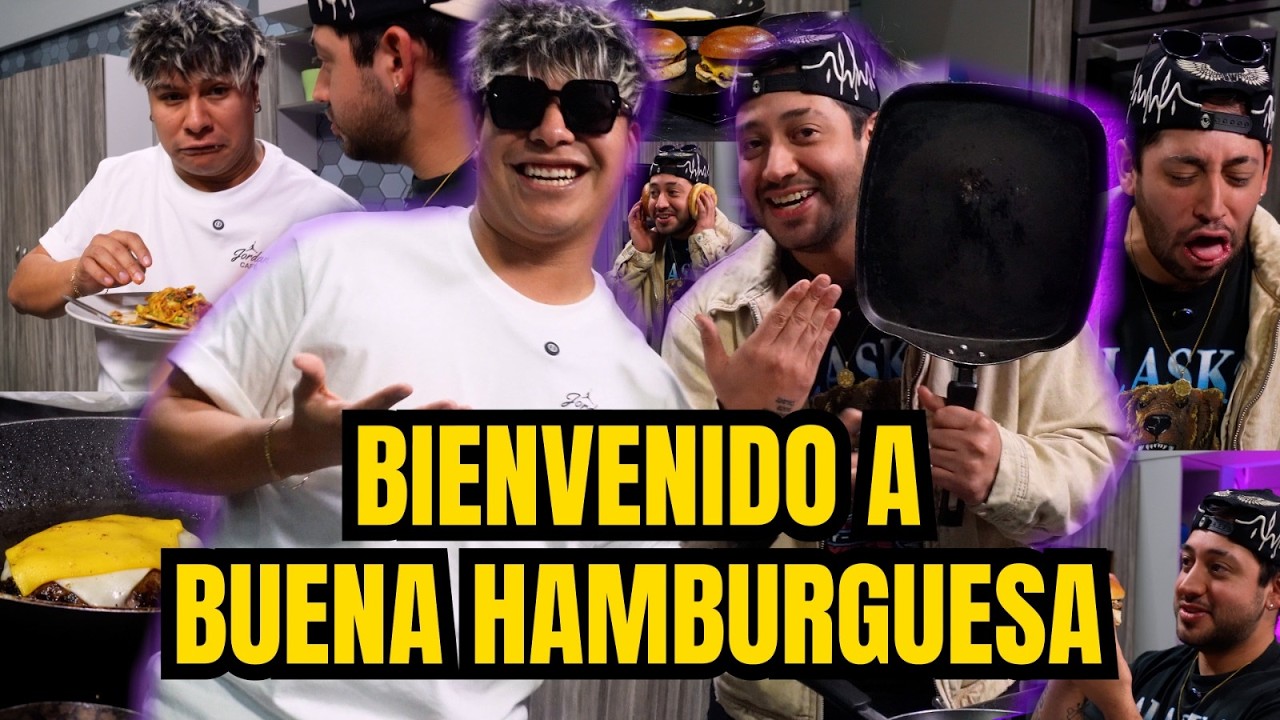 HACEMOS UNA HABURGUESA AL COMAL | ALGO MAL  | YORDI ESTRADA | MEME SAENZ
