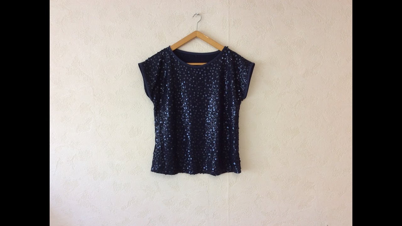 Couture Madalena - COUDRE Un PETIT Haut À Paillettes