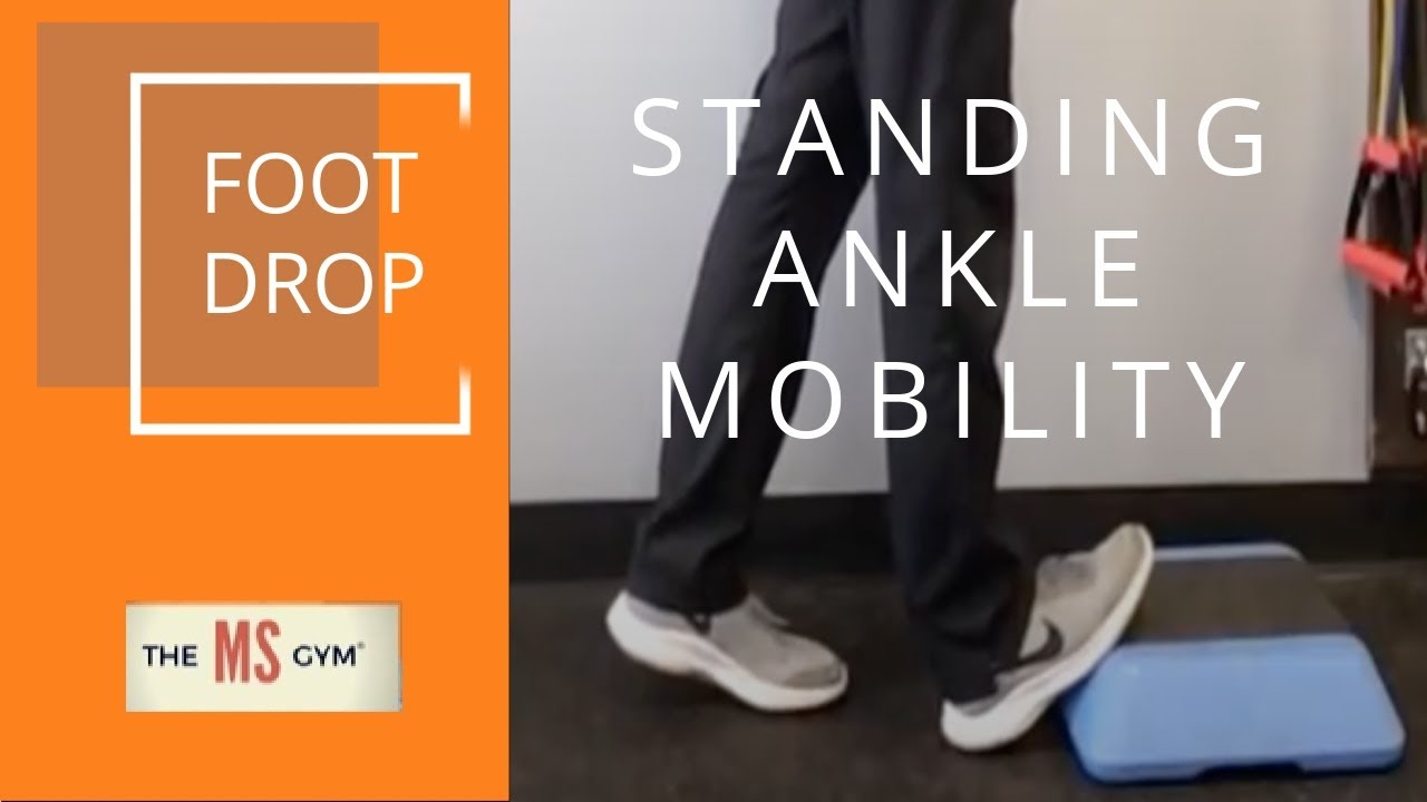 FOOT DROP - Standing Ankle Mobility #ms #footdrop