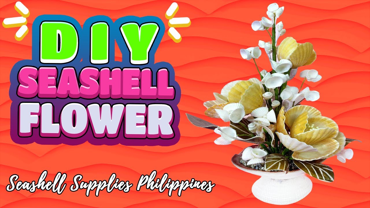 Creative Mini Seashell Flower Arrangements - DIY Tutorial