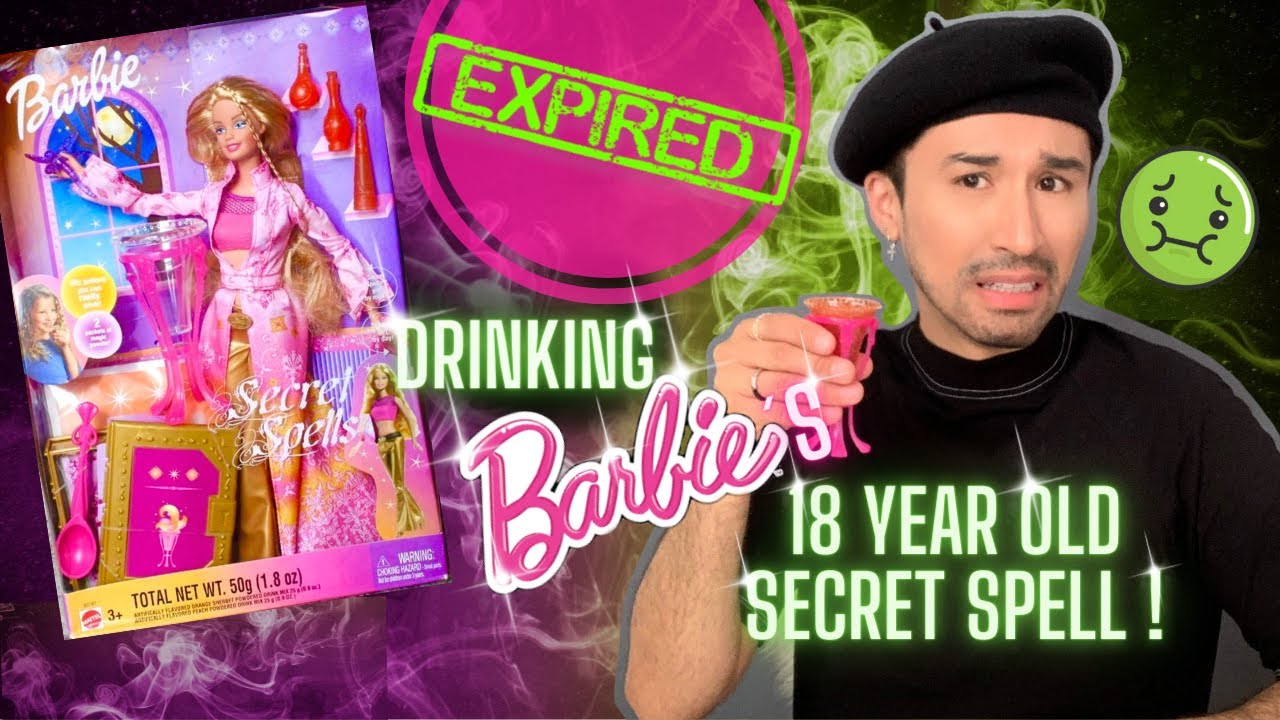 Drinking Secret Spells Barbie’s EXPIRED mixed drink!