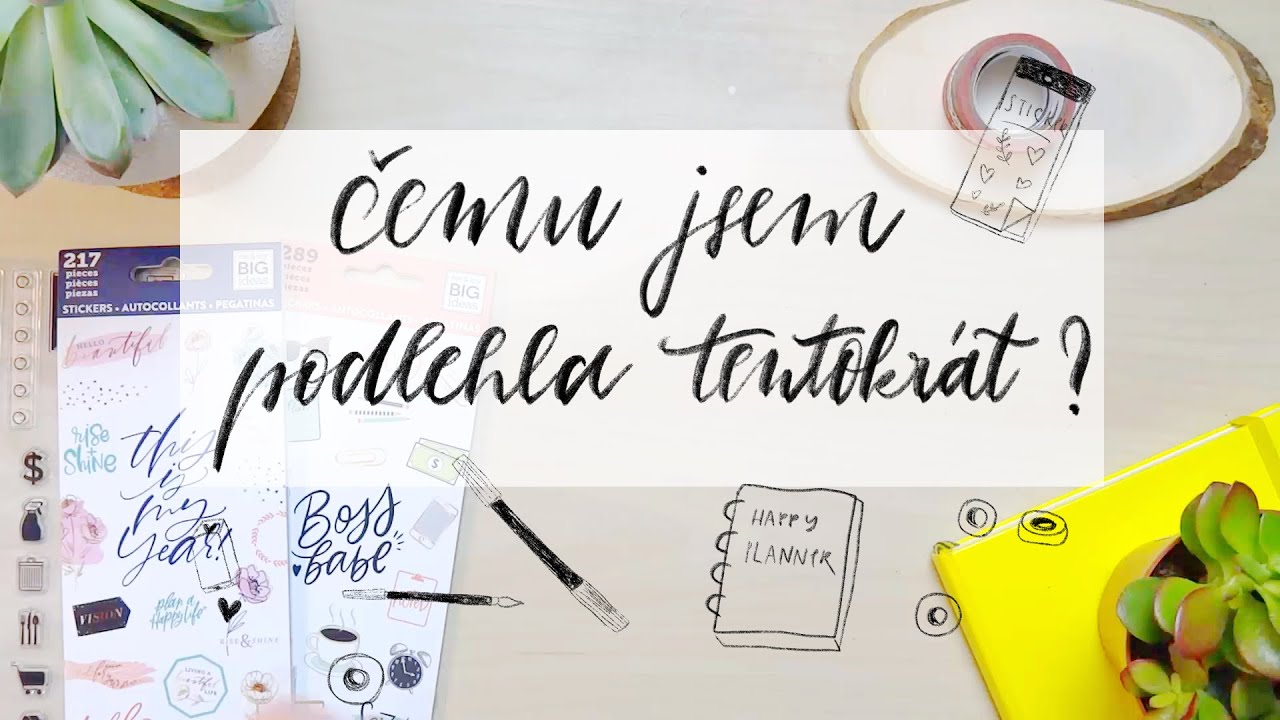 ...a další Craftelier haul. 🎨 | + Happy Planner Mini recenze