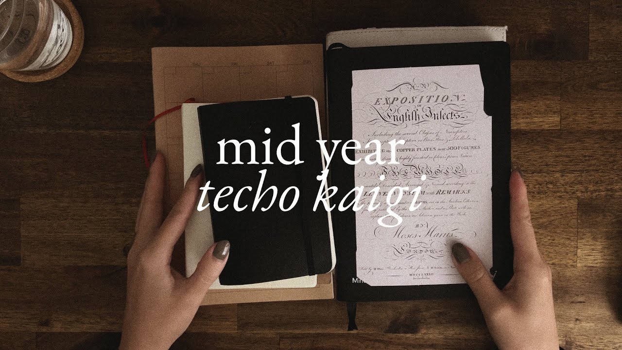 mid year journal & planner update | what's still working & what's new (techo kaigi 2024)