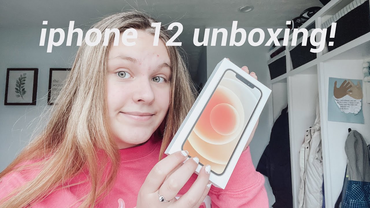 IPHONE 12 UNBOXING 2021: white iPhone 12 & casetify case | polina