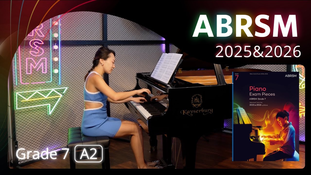 ABRSM Piano 2025 - 2026 Grade 7 A2 Pop Corn: No. 18 from Confections: A Piano Sweet[青苗琴行 x 香港演藝精英協會]