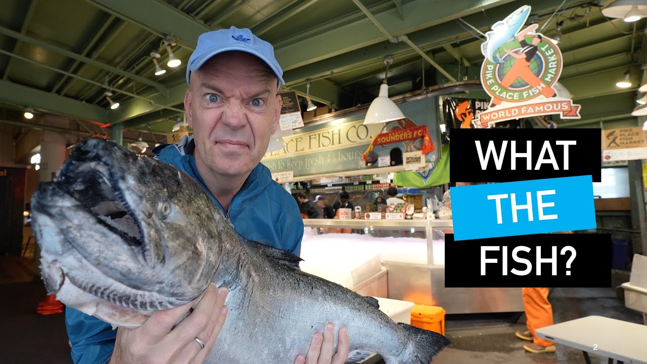 The world famous Pike Place Fish Market decades later. It still smells of FISH!