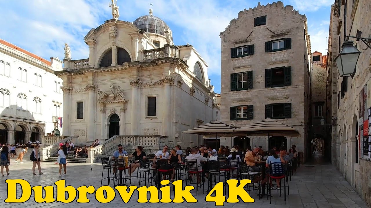 Dubrovnik Croatia Walking Tour [4K]
