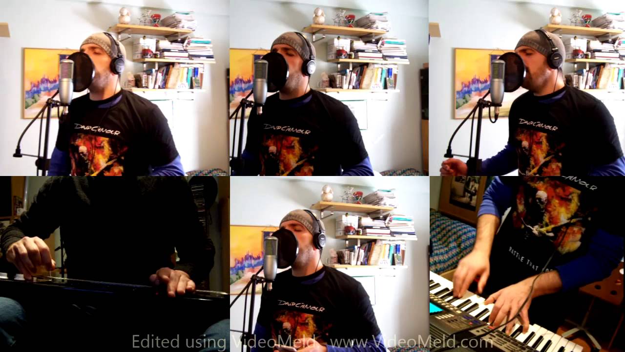 A Boat Lies Waiting (David Gilmour, Rattle That Lock - multi video cover)